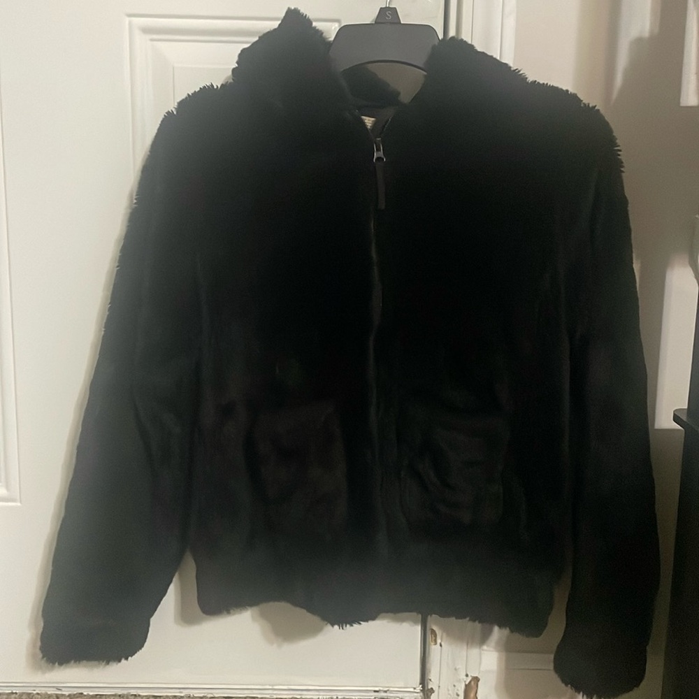 Velour soft shabby winter coat 🧥